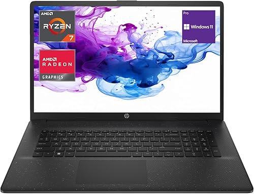 Miniatura 1 de HP Essential 17 - Laptop empresarial, pantalla FHD de 17.3 pulgadas, AMD Ryzen 7 7730U, 32 GB de RAM, SSD de 1 TB, cámara web, HDMI, Wi-Fi 6,