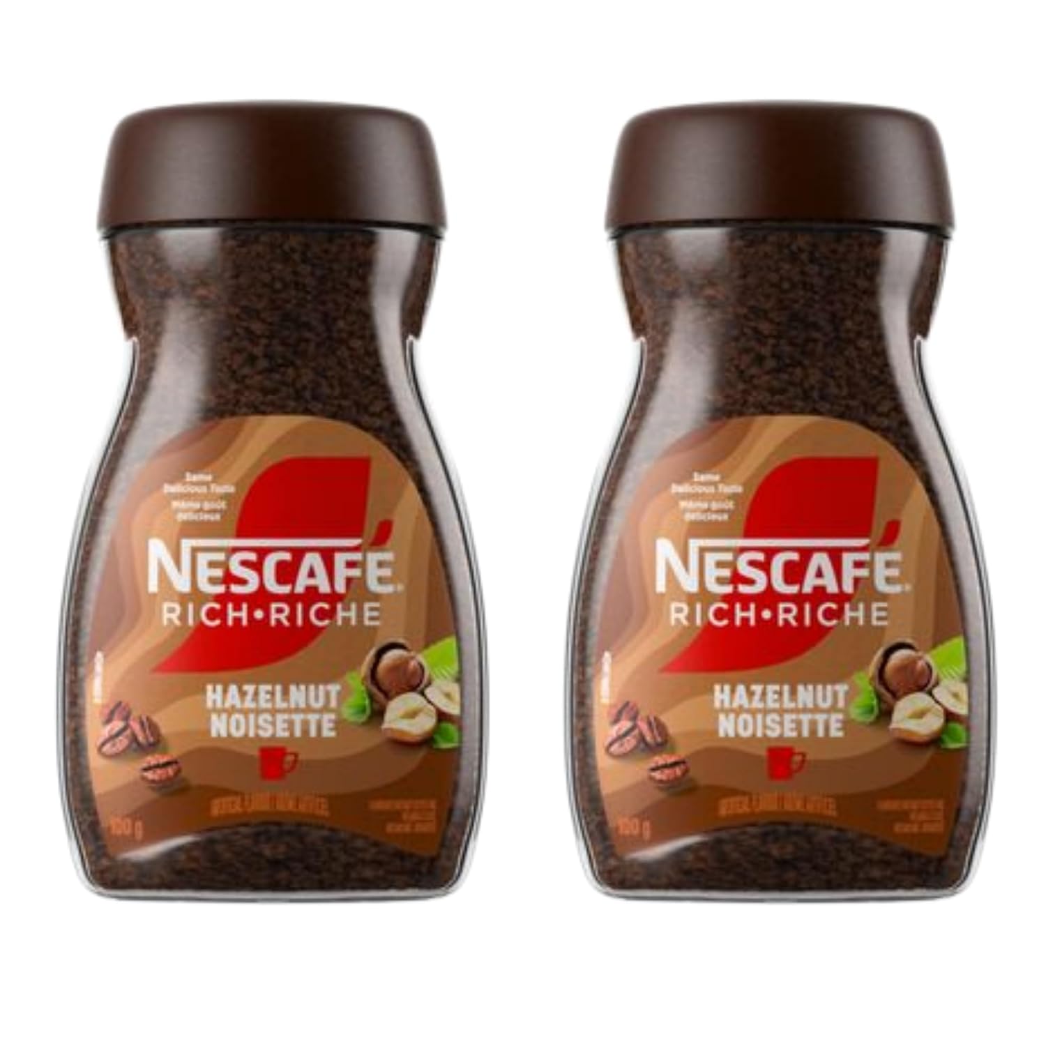 SUPREME GOODS NESCAFÉ Double Packed Rich Instant Coffee Hazelnut, 100g (Pack of 2)