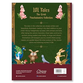 101 Tales The Great Panchatantra Collection - Collection Of Witty Moral Stories For Kids For Personality Development (Hardback) (Classic Tales from India)
