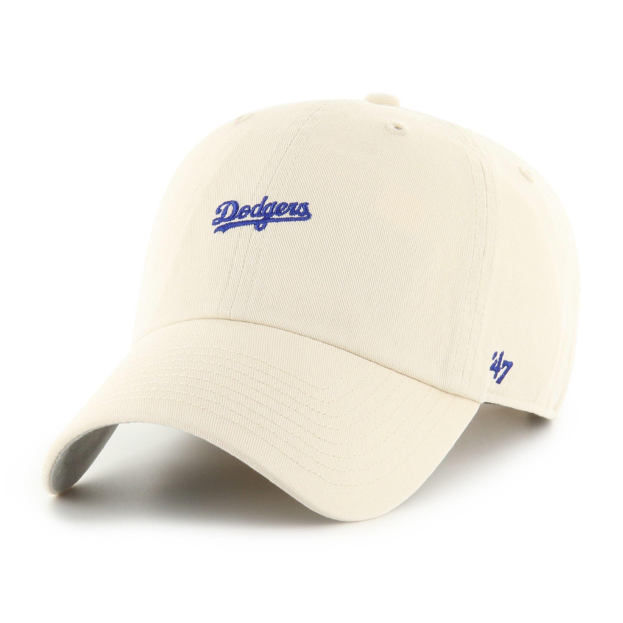 47 Los Angeles Dodgers MLB Clean Up Baserunner Script Lightbeige Adjustable Cap — image 1