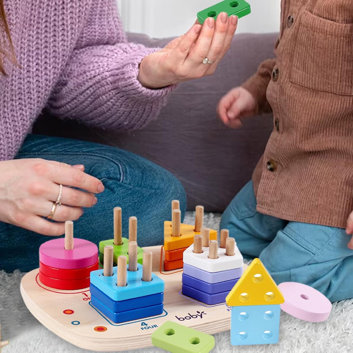 木製形状分類知育おもちゃ | 巧緻性積み木,積み木おもちゃ - 子供向け、家庭用、就学前教育、幼稚園、旅行用、発達、学習