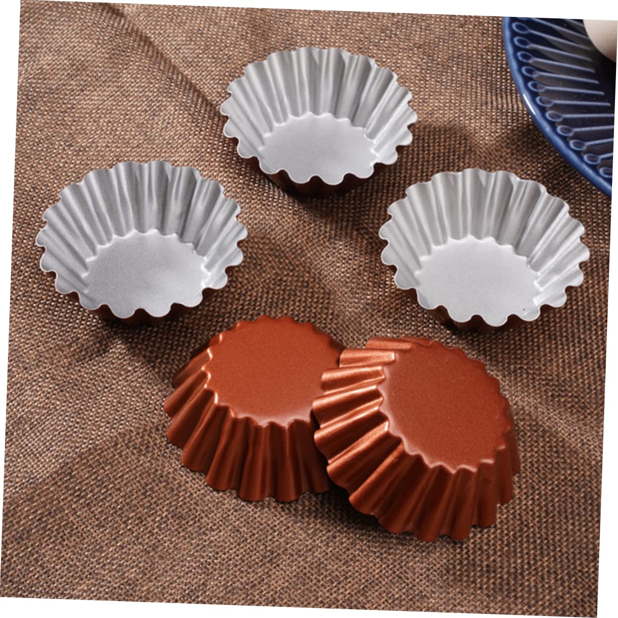 Cabilock Lot De 4 Moules À À Pudding Multifonctions Pour Muffins 6 Pièces X 4