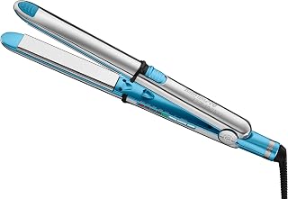 BaBylissPRO Nano Titanium Prima Ionic Hair Straightener | Pro 2-in-1 Flat Iron & Curling Iron for Stylists