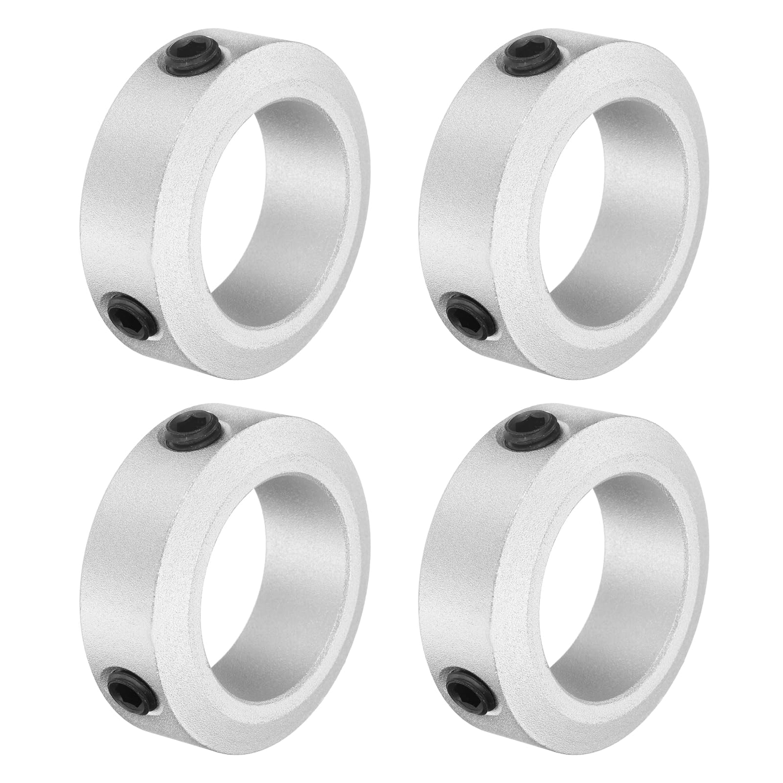 Collier de serrage 40mm en aluminium pour guide d'arbre linéaire (Lot de 4)