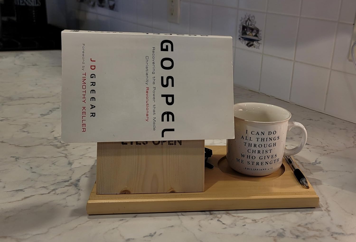 Book holder | Book rest | Book stand | Book place holder | Book and glasses holder | Tablet holder | Phone holder