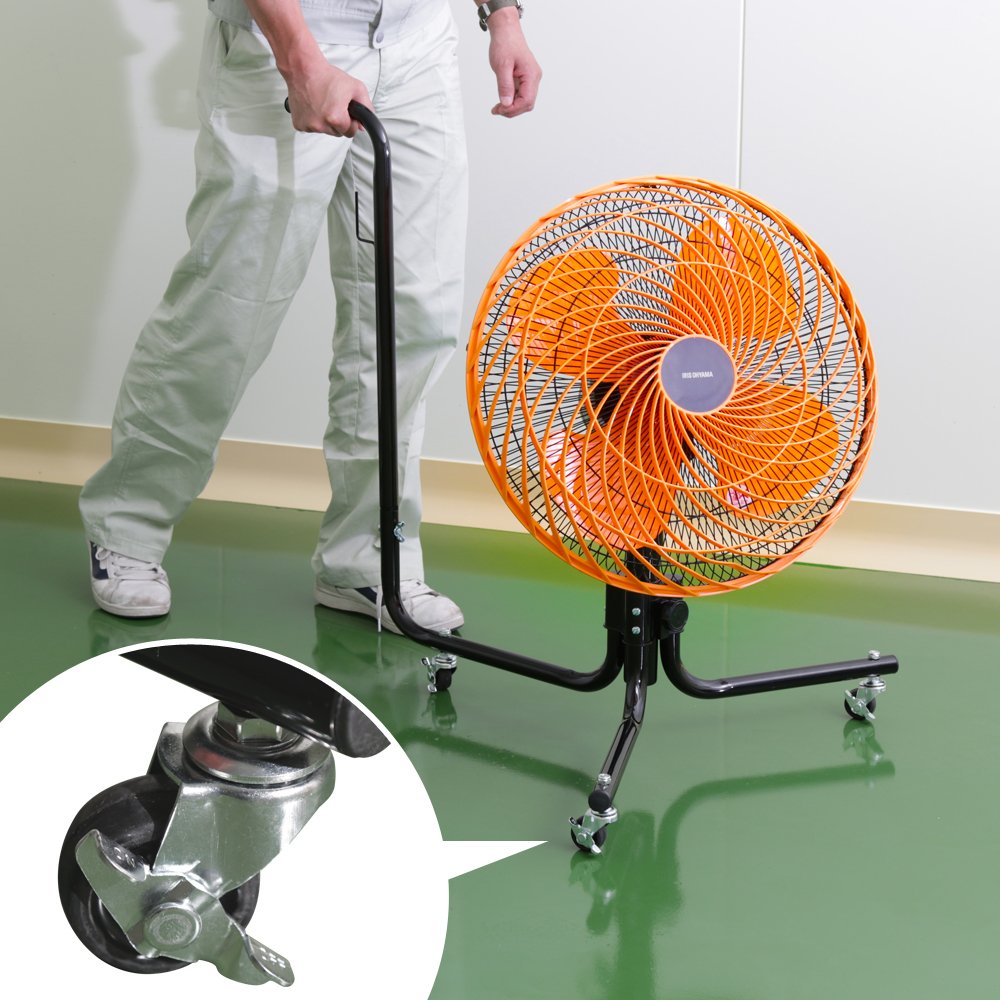 Amazon | アイリスオーヤマ 工業扇風機 キャスター型 KF-431C | 工場扇