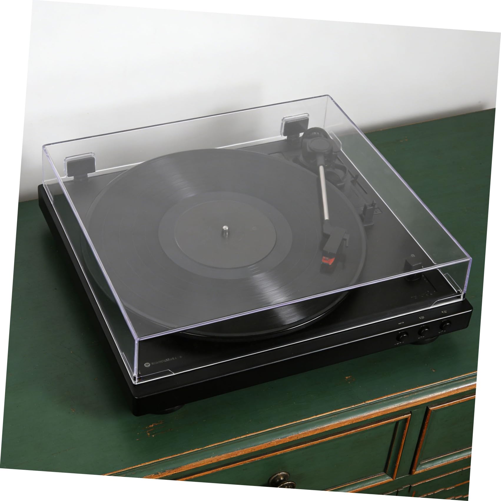 Coperchio antipolvere in acrilico per - Copertura protettiva trasparente per stereo domestico 16,2x13,2x2,4 pollici