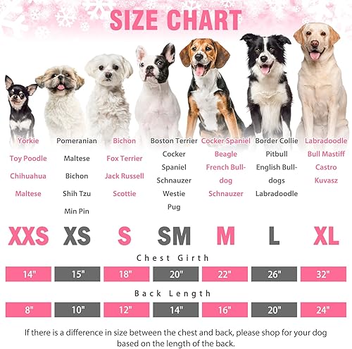 Miniatura 4 de SCENEREAL Pijamas para perros pequeños a grandes, suéter suave para mascotas, ropa cálida para cachorros, trajes enterizos para perros, invierno y