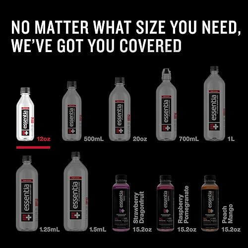 Miniatura 5 de Essentia Water LLC; Ionized Alkaline Bottled Water; 99.9% Pure; 9.5 pH or Higher; Consistent Quality in Every BPA and Phthalate-Free Bottle; 12 Fl