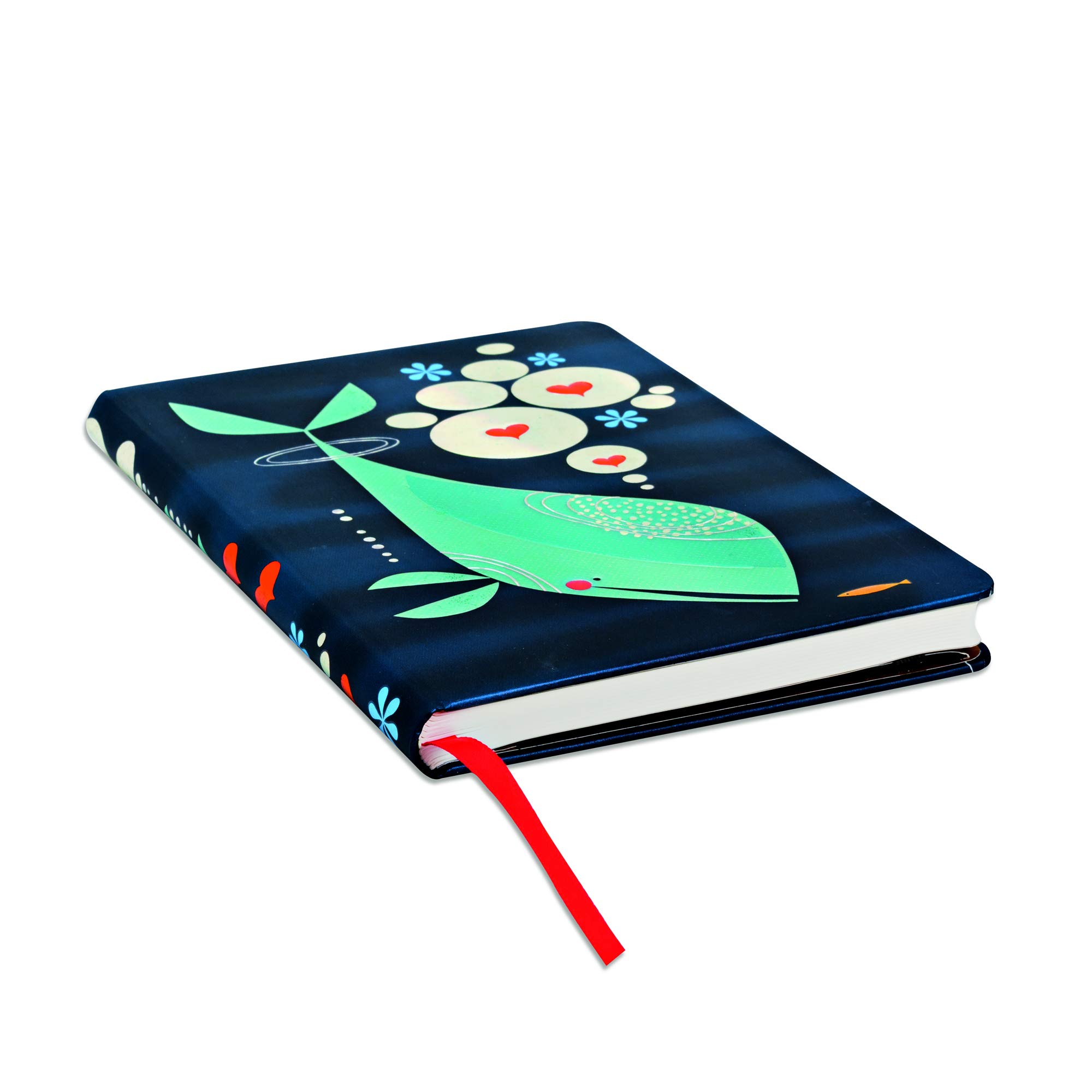 Whale and Friend Lined Hardcover Journal: Lined Midi (Tracy Walker's Animal Friends)