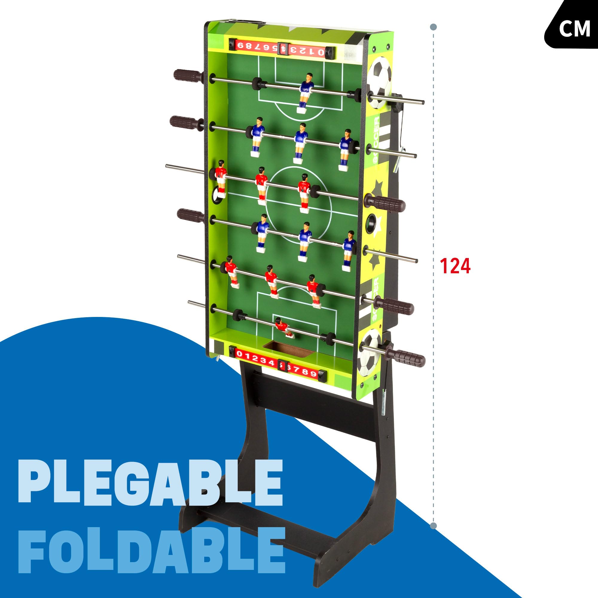 Table multi-jeux - CB Games - 4 jeux - Bois - 79x43x67,5 cm - Pour enfants à par
