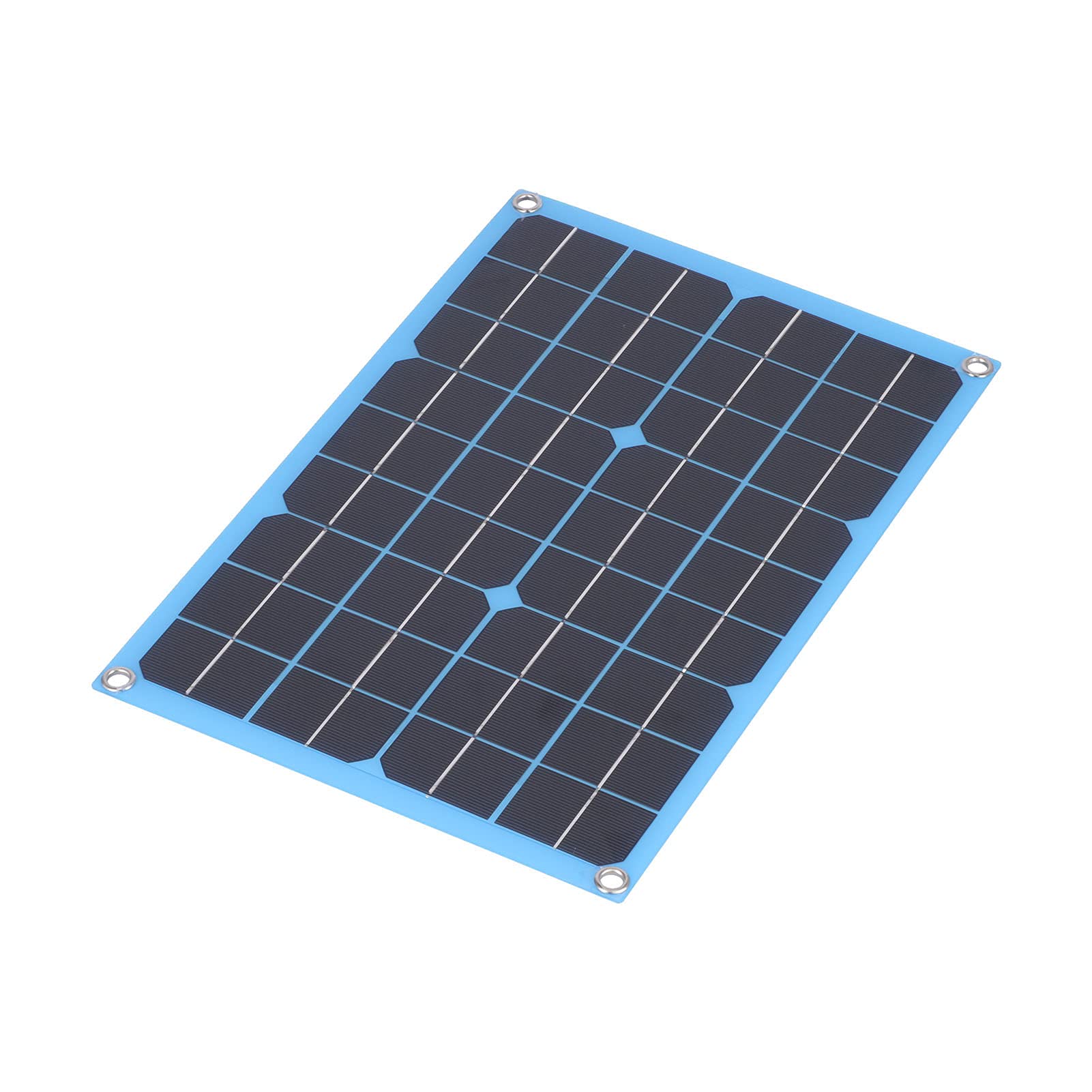 Monokrystaliczny silikonowy panel słoneczny 20 W, przenośna ładowarka USB, wysoka wydajność konwersji, z interfejsami USBDC, do smartfonów, tabletów, baterii
