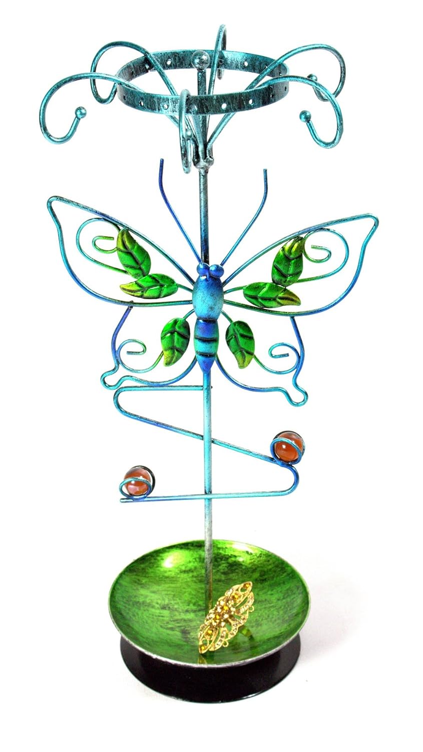 BJMulti Color Butterfly Shape Earring HolderBracelet StandNecklace