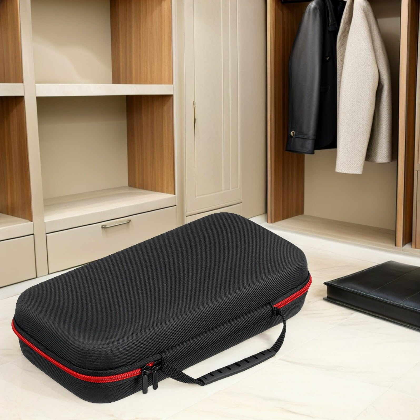 Ipetboom 3pezzi Custodia per Microfono Eva Scatola Organizer Portatile con Spugna per Doppio Microfono Protezione Antiurto per Riporre e Trasportare Accessori da Ktv e Concerti