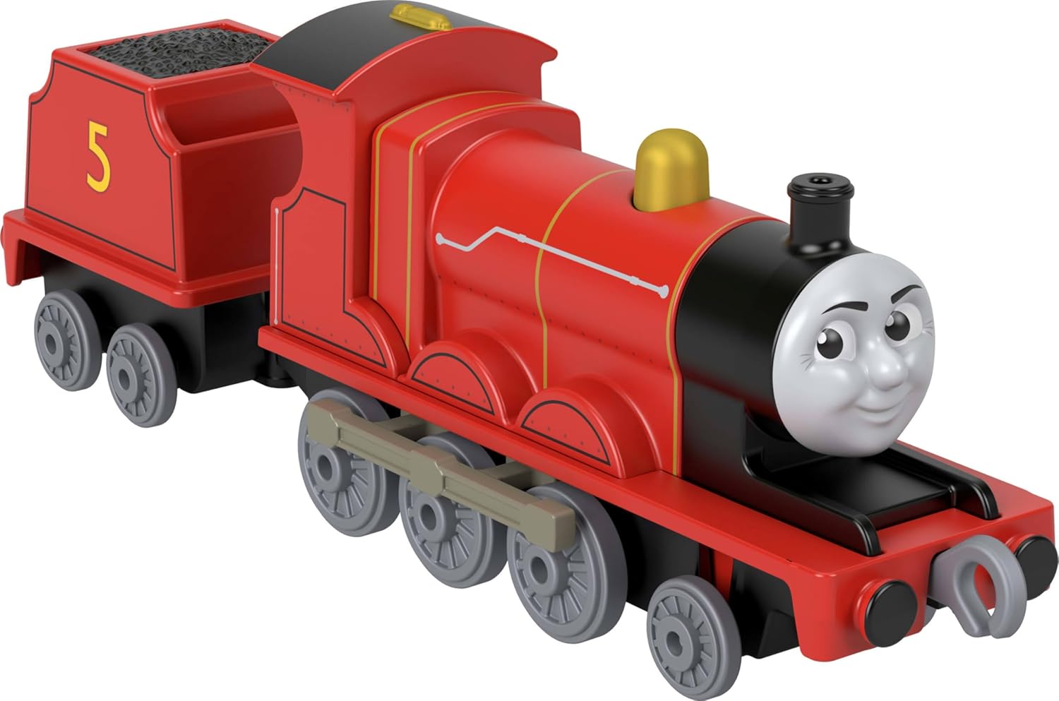 Thomas & Friends Toy Trains by Fisher-Price, 2 Large Die-Cast Engines & 3 Motorized Trains with Classic Characters, Includes Playmat (Amazon Exclusive)