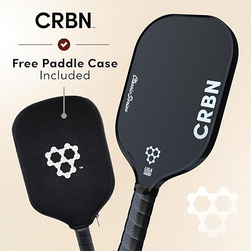 Miniatura 4 de CRBN1 and CRBN2 Pickleball Paddle - Carbon Fiber Pickleball Paddle with Honeycomb Poly Core - Perfect Balance of Power & Control