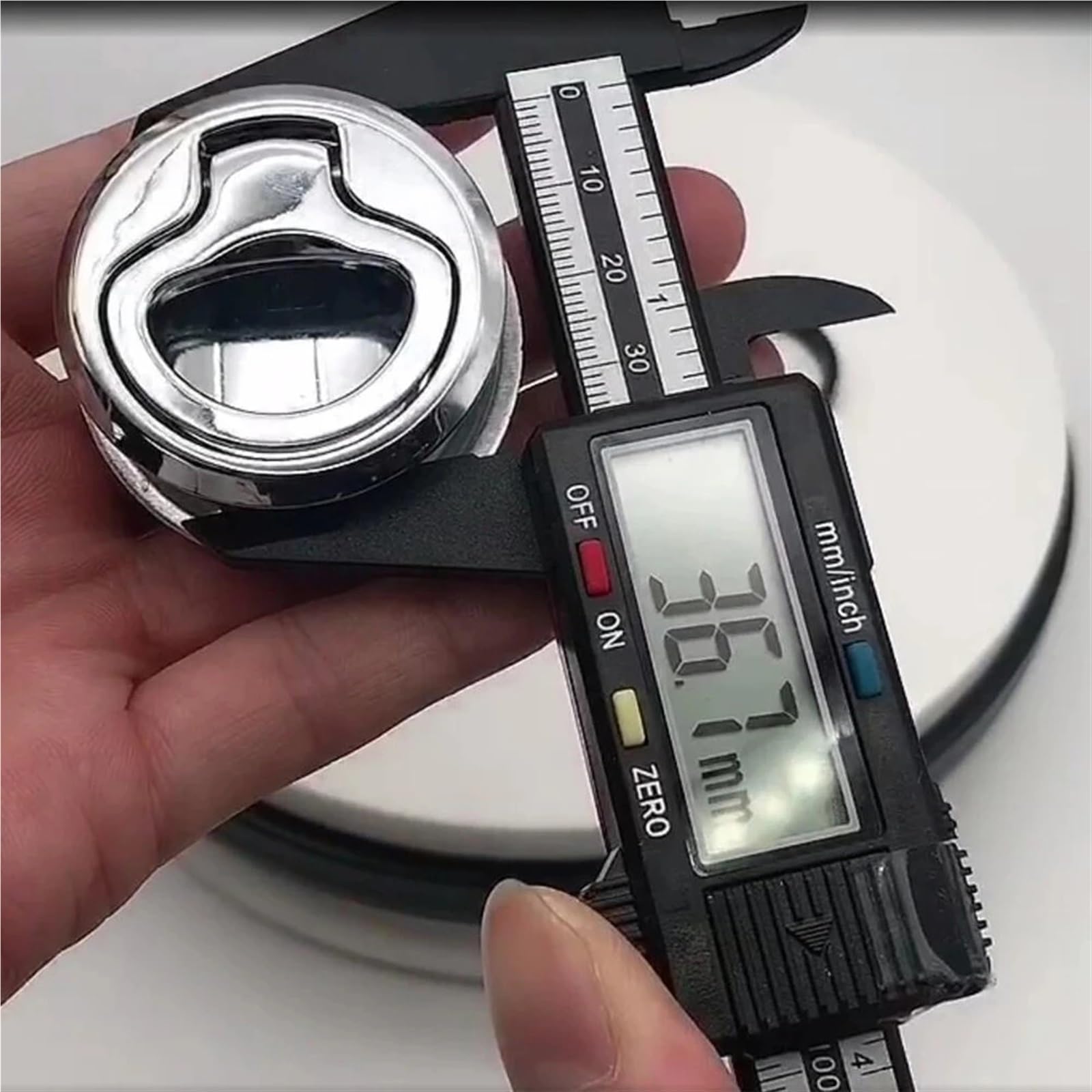 Stainless Steel Marine Hatch Locking Locker Boat Flush Pull Hatch Slam Latches Round Deck Lock 10/20Pcs(10pcs a lot)