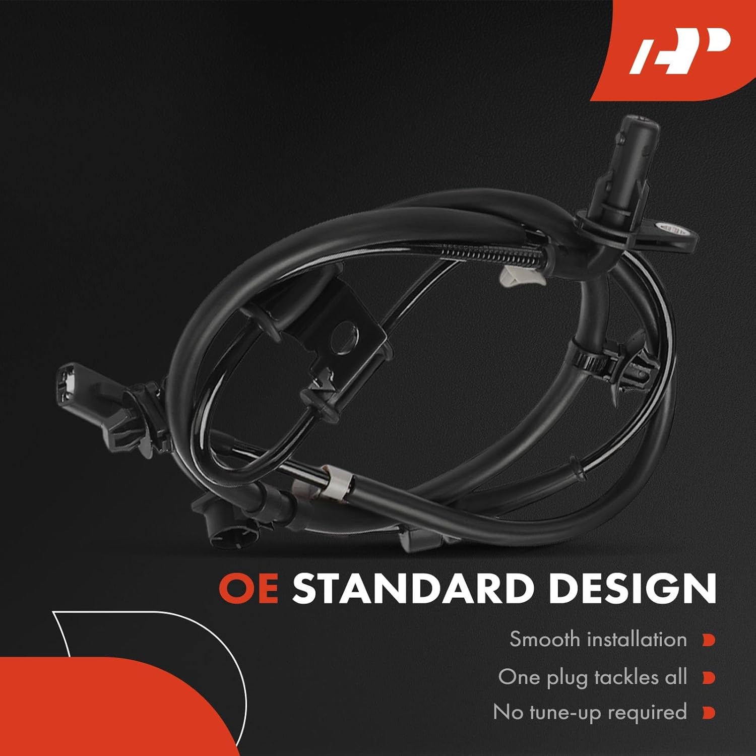 A-Premium Front Left ABS Wheel Speed Sensor Compatible with Kia & Hyundai Models - Sorento 2011-2015, Santa Fe Sport XL 2007-2019, Veracruz 2007-2012 - Front Driver Side