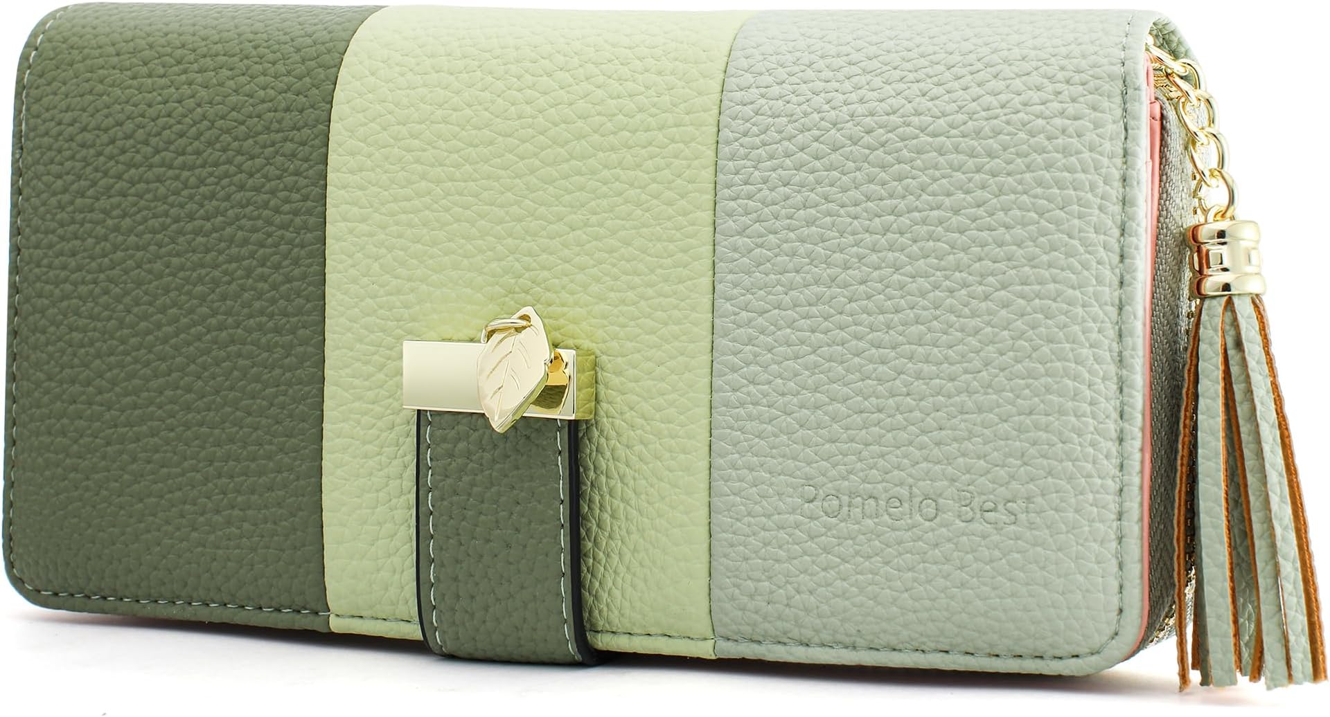 Pomelo Best RFID Womens Wallet – Large Capacity Ladies Purse with 12 Card Slots, Fits Phone, Multi-Compartment Organisation, Ideal Gift