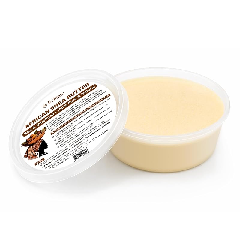 Manteiga de karité africana Bellimo, 100% Butyrospermum Parkii, 227 g