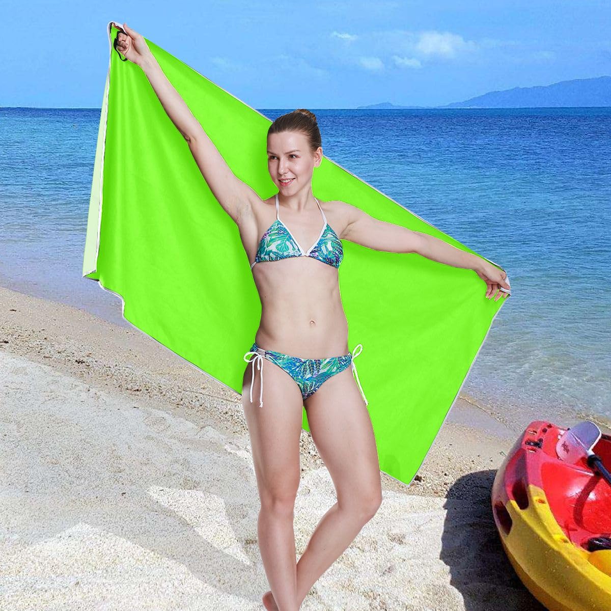 TNYKER Sand-Free Beach Towel 30x60 Inches - Oversized Quick Dry Towel For Pool, Yoga, Gym & Travel - View #12