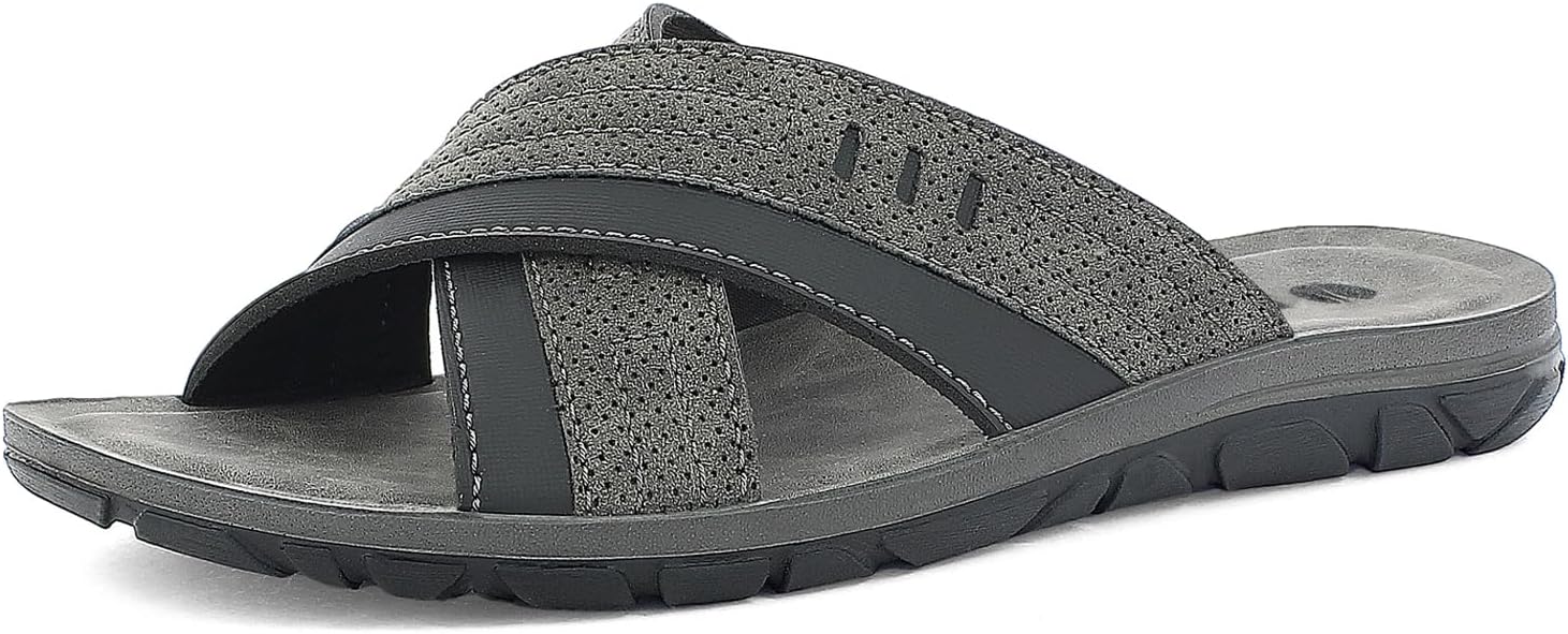 Pulman Heren Pantoffels Klittenband Blauw - Gratis Verzending - Steenbergen Schoenen