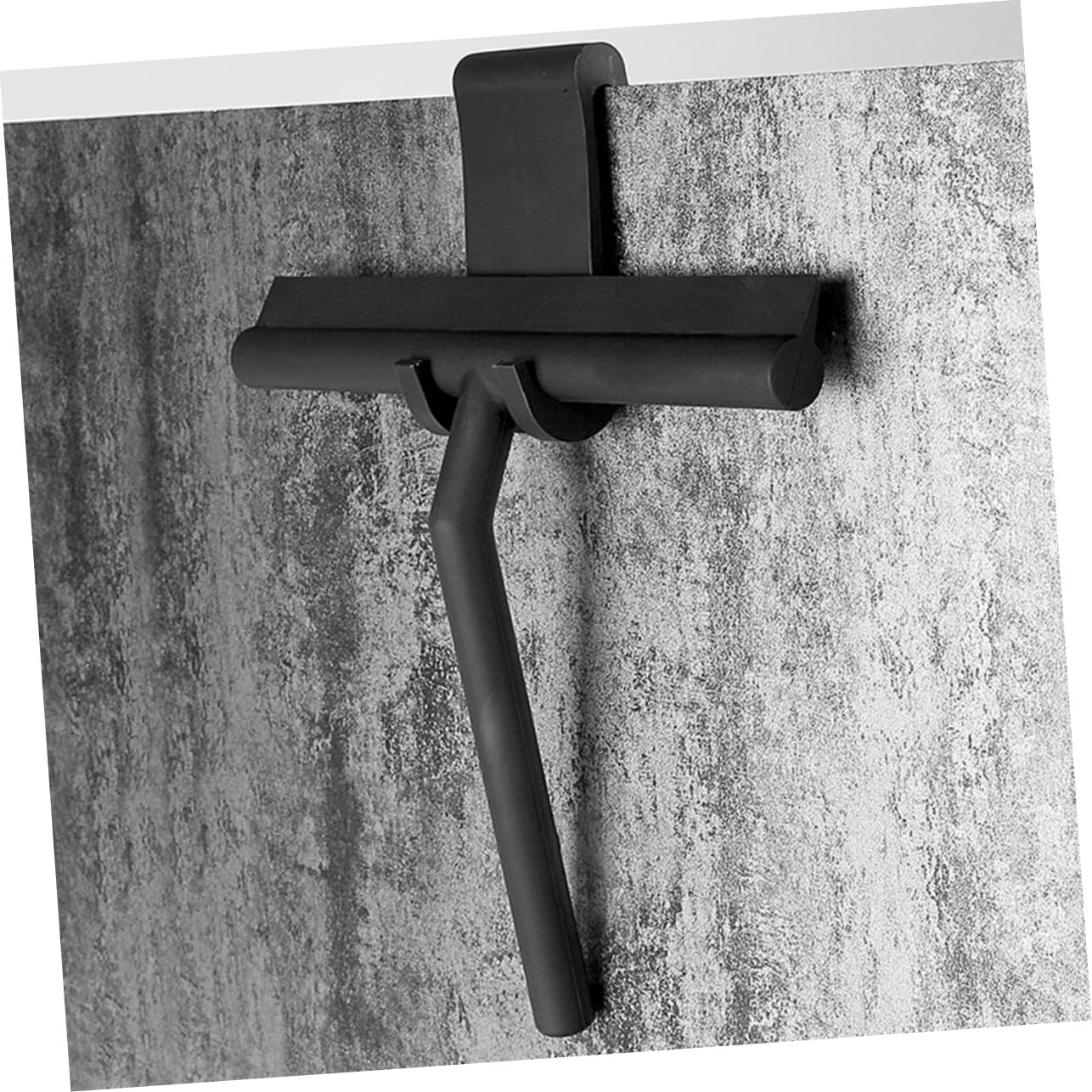 Rasqueta Limpiacristales de Silicona Duradera para Hogar Herramienta de Limpieza para Ventanas Baño y Cocina con Gancho para Fácil Uso Mamparas y Espejos