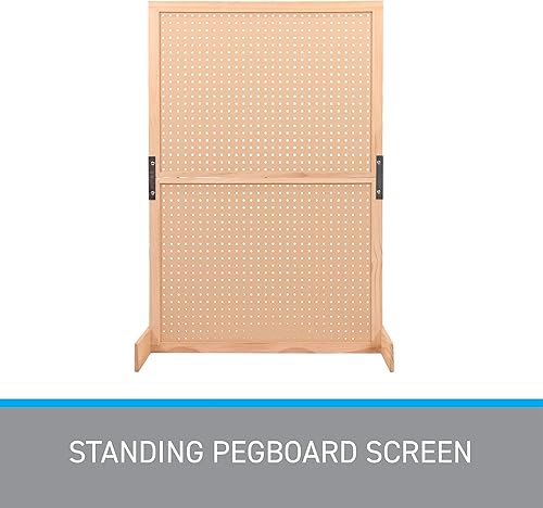 Miniatura 6 de SSWBasics Pantalla organizadora de joyas y accesorios para tablero de clavijas, 32 pulgadas de ancho x 48 pulgadas de alto, perfecta para aretes,