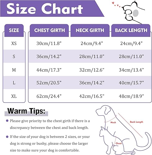 Miniatura 3 de ALAGIRLS Suéteres para perros medianos, suéter de punto cálido de cuello alto, suéter de Navidad para perro, ropa para mascotas, color morado
