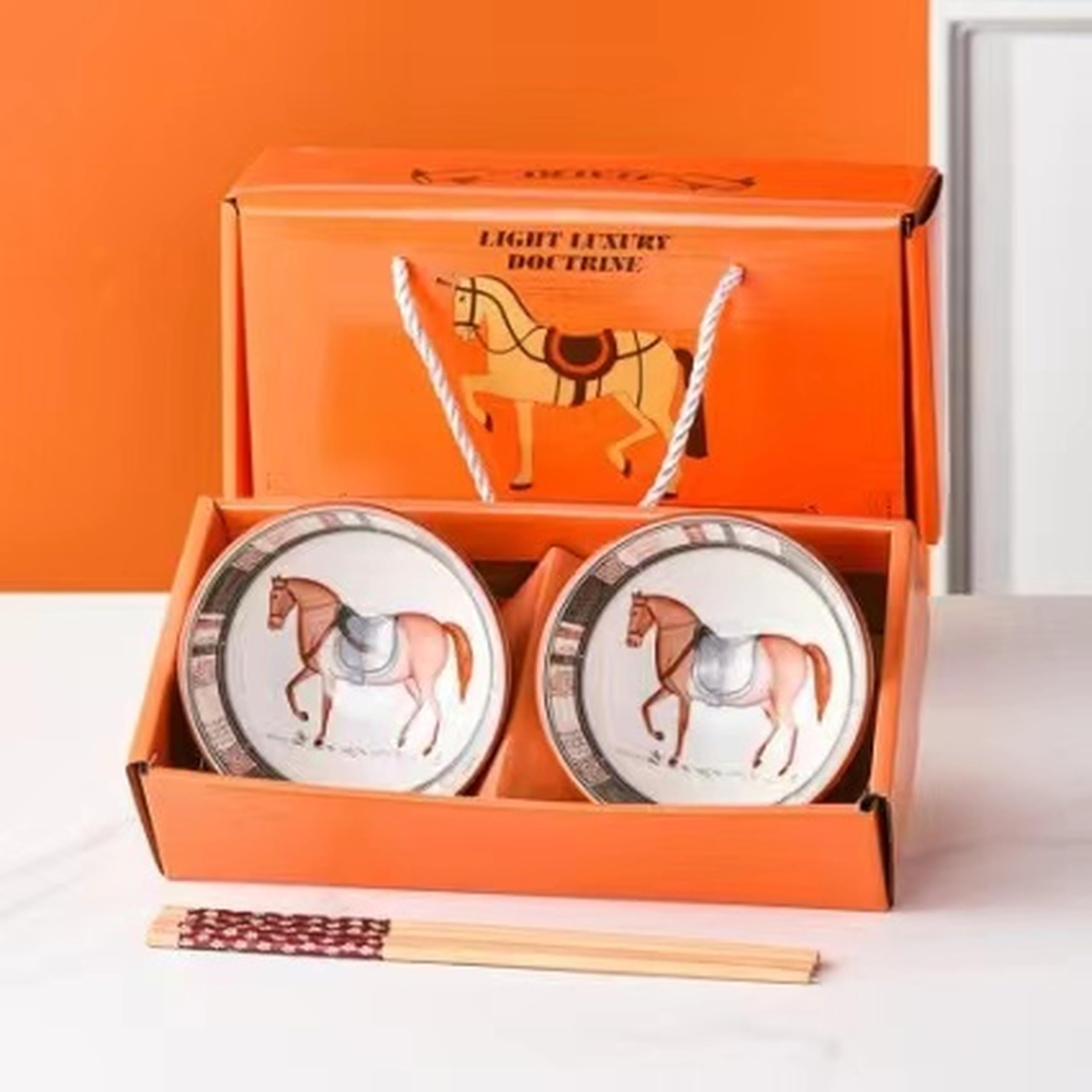 Ceramic Bowl Set for Kitchen & Dining Microwave Safe Glossy Ceramic Serving Bowls Soup, Curry, Salad, Cereal Bowls Pack of 2