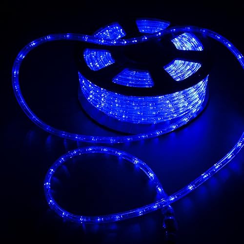 Miniatura 9 de 30M 100FT 110V 1080 LED Cuerda Luz Hogar InteriorExterior Navidad Decoración Fiesta Iluminación Azul