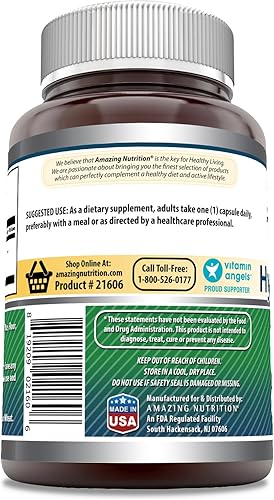 Miniatura 3 de Amazing Formulas Suplemento de cápsulas de ácido hialurónico apoya el tejido conectivo saludable y las articulaciones promueve una piel saludable