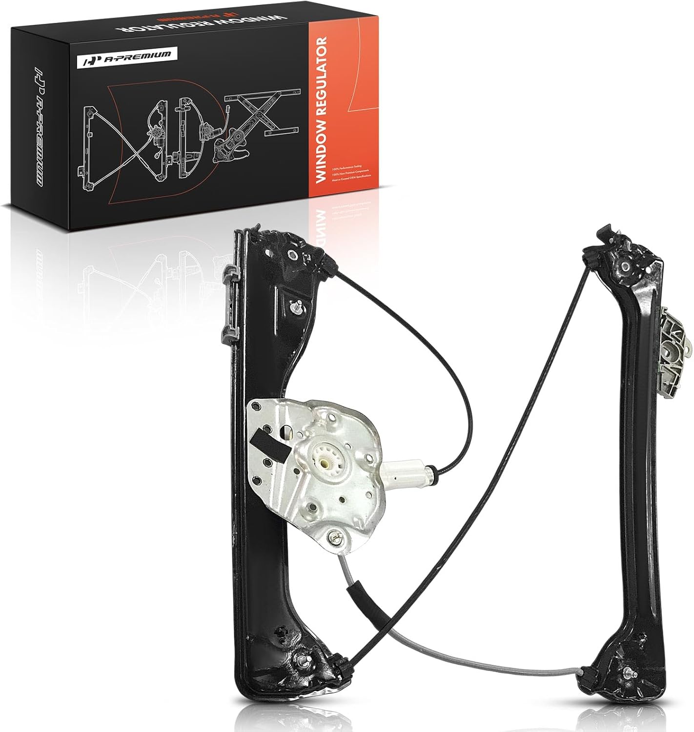 A-Premium Front Left Driver Side Electric Power Window Regulator Without Motor Compatible with BMW Z4 2003-2008