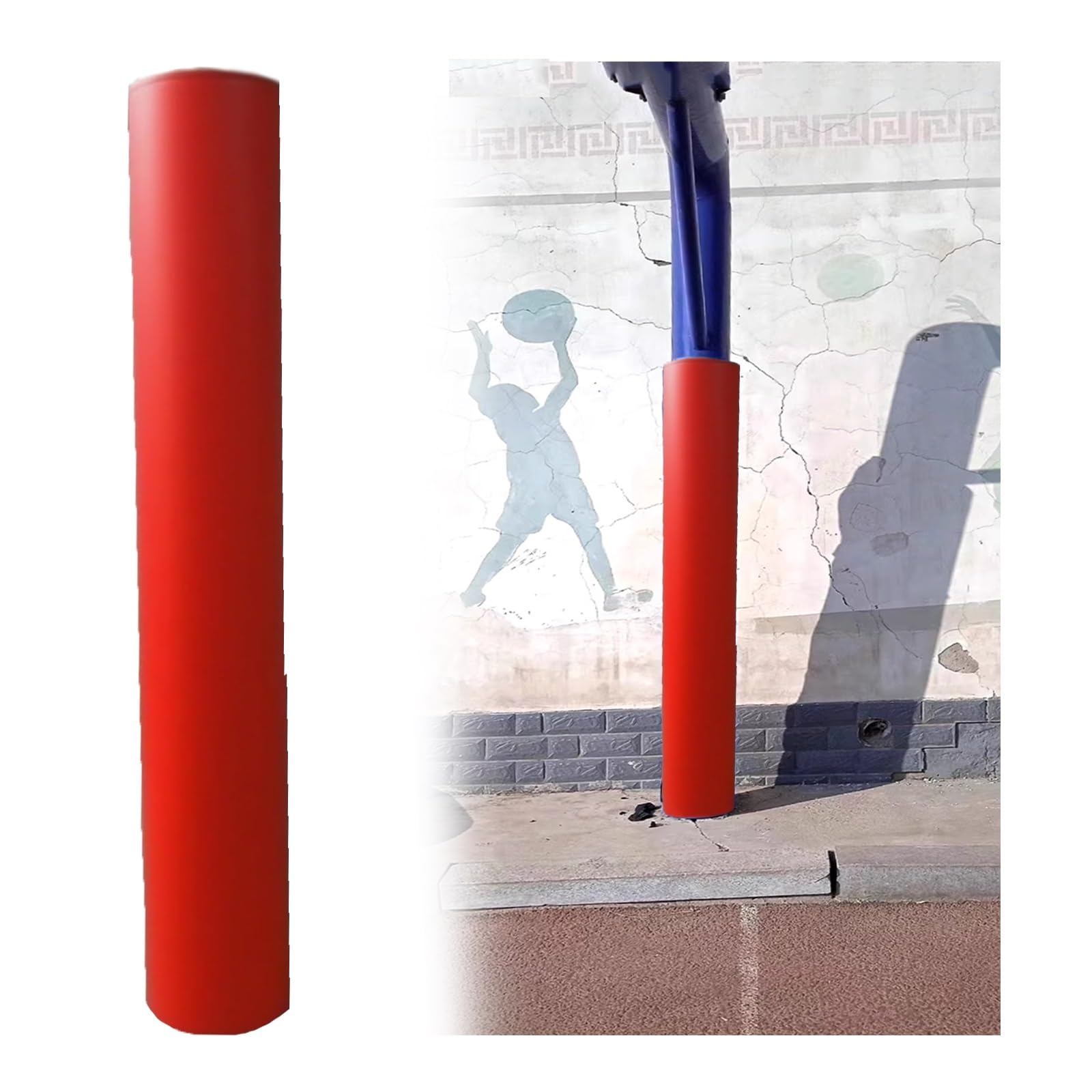 Coussin de poteau étanche pour salle de sport et jardin