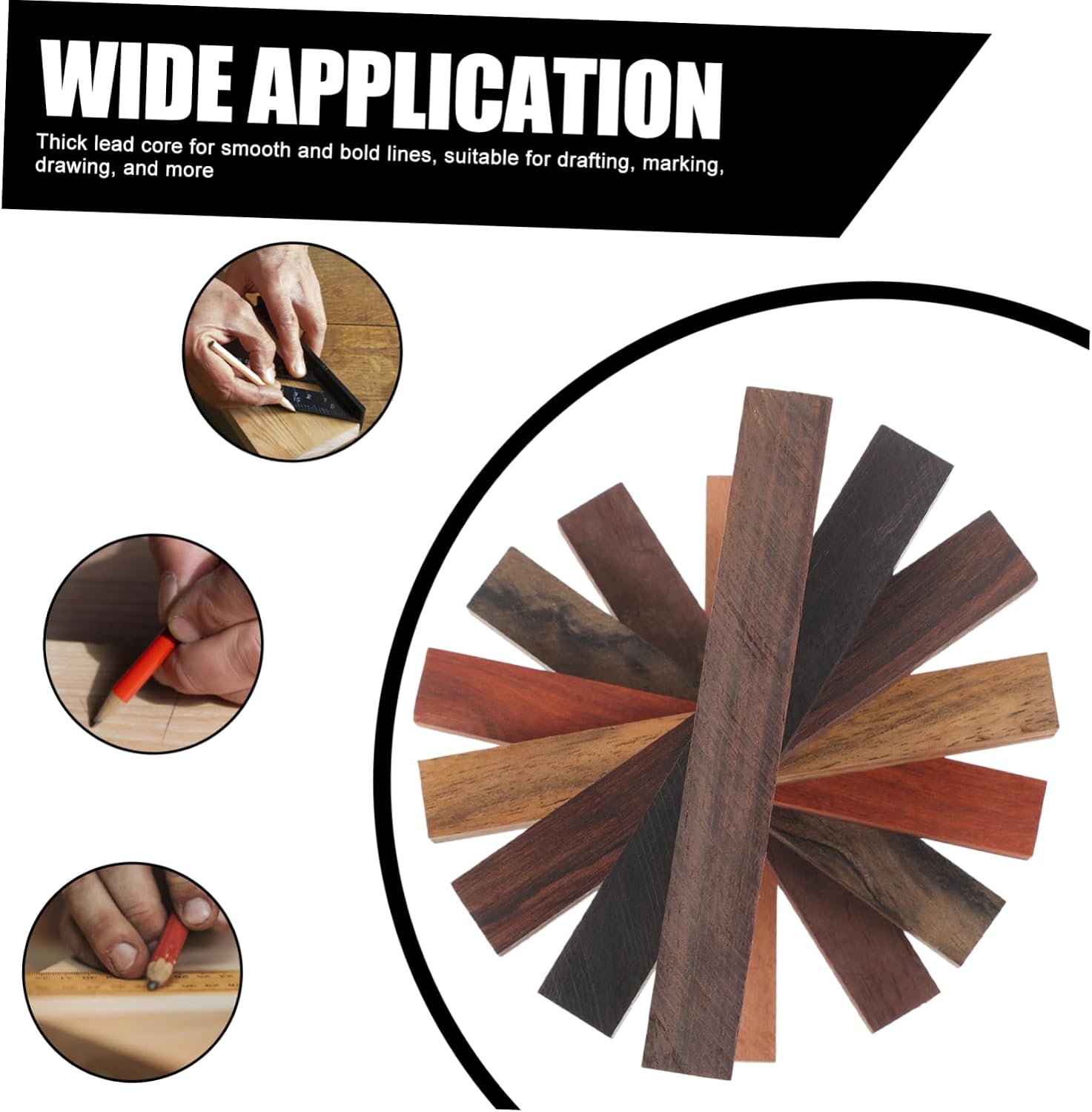 Generic 8pcs DIY Handicraft Pen Wood Blank Pen Rotating Supply Making Turners Pen Kits Woodworking Large Carving Blocks Pen Refills Maple Pen Blanks Lead Pencils Hardwood Lumber Ink Wooden