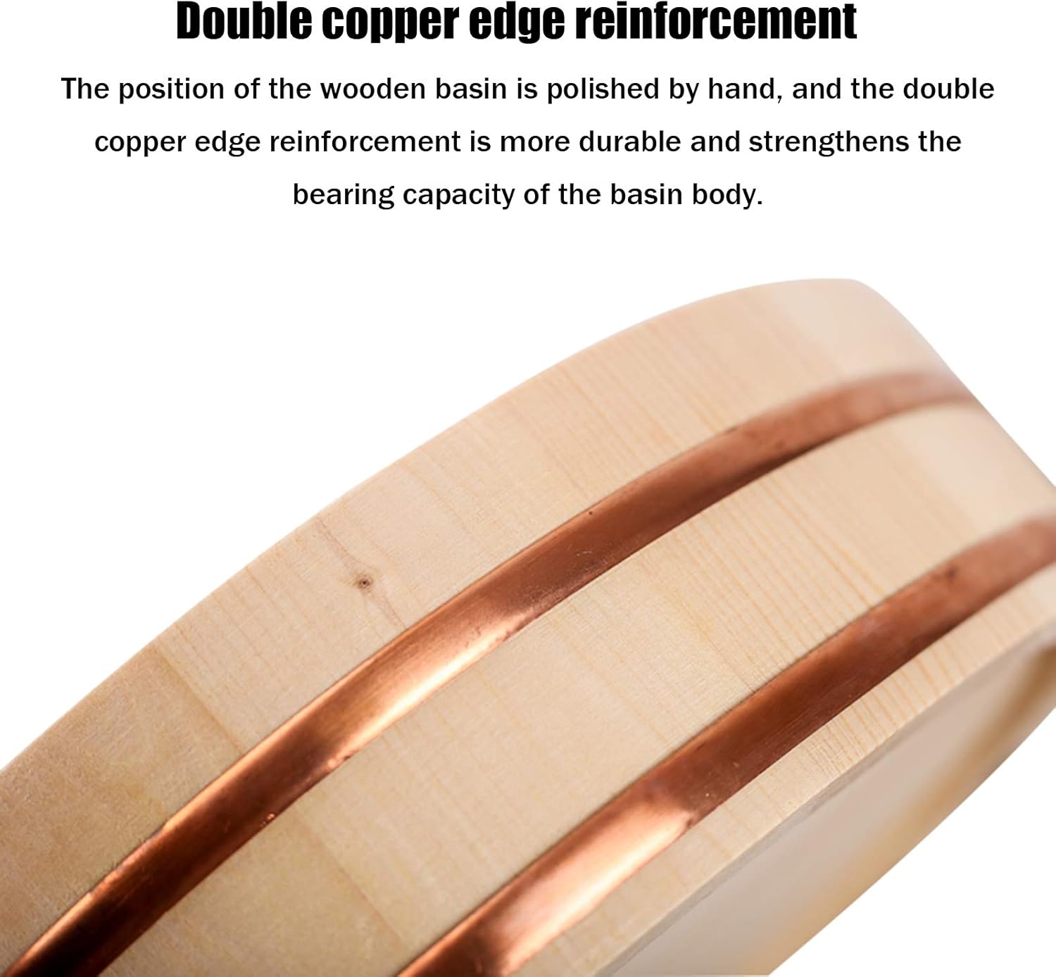 Japanese Wooden Sushi Rice Mixing Bowl, Sushi Rice Mixing Tub Sushi Accessory for Restaurant Home Kitchen,42 * 10cm (72 * 16cm)