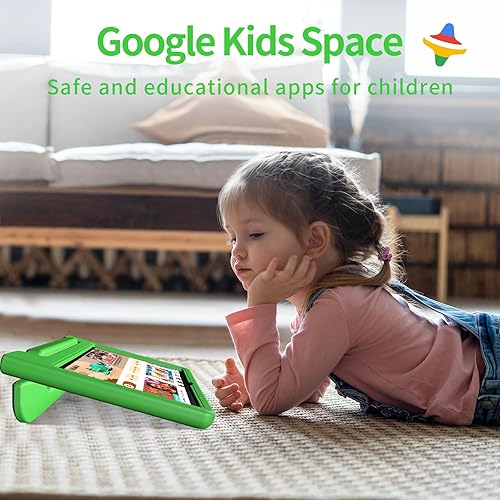 Vista 6 de JREN Tablet para Niños 10 Pulgadas 64GB Android 14 Octa-core 64GB WiFi Bluetooth Control Parental Contenido para Niños Tabletas para Niños