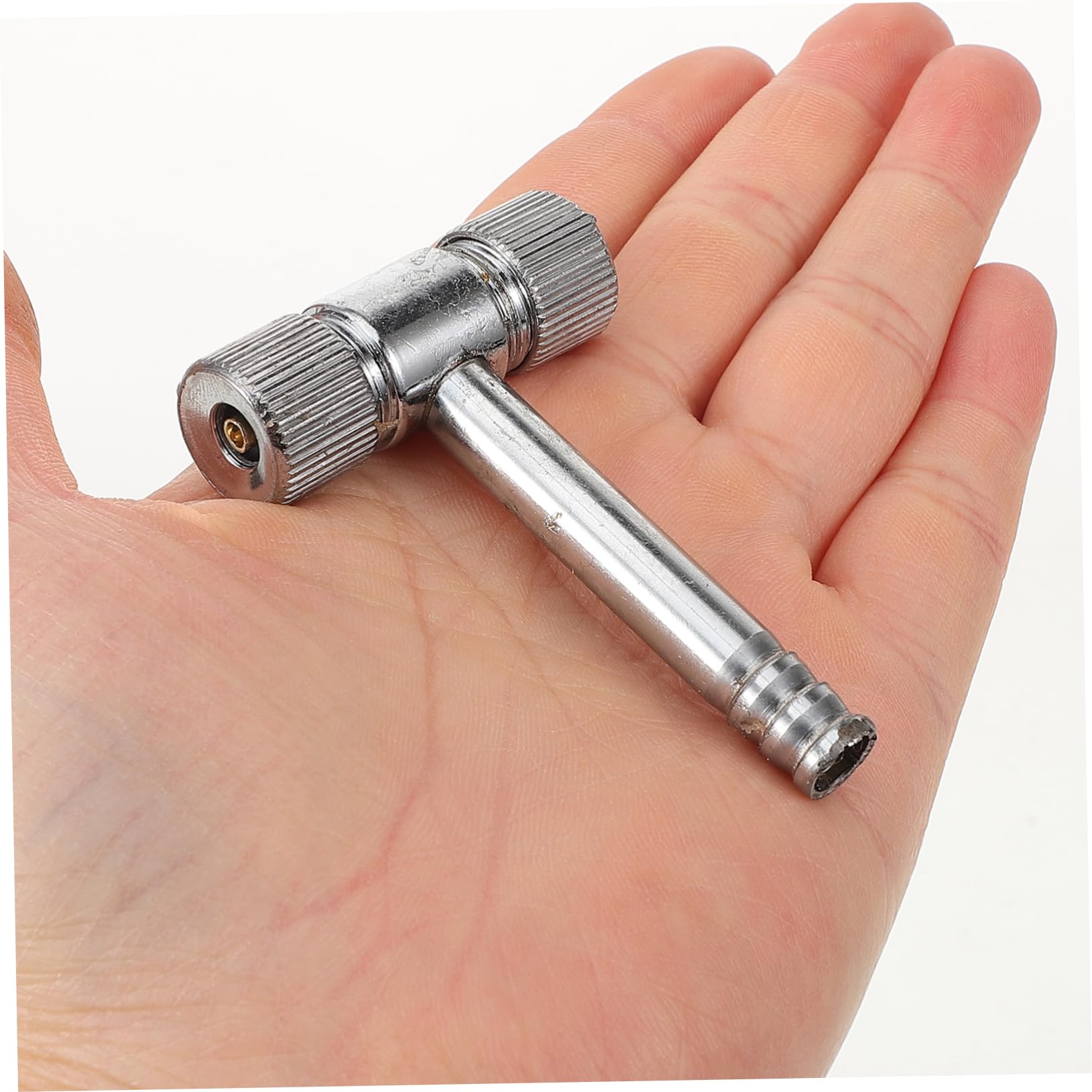 FUNOMOCYA T-Type Inflator Nozzle for e Bike Air Compressors Dual Head Air Chuck Tire Inflator for Electric Bikes