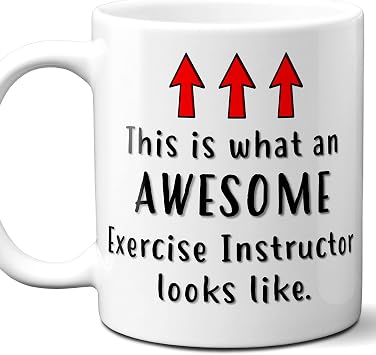 Gift For Exercise Instructor. Funny This is What An Awesome Looks Like Coffee Mug, Cup. Unique Gift Idea for Men, Women, Birthday, Christmas, Coworkers, Employees. 11 oz.