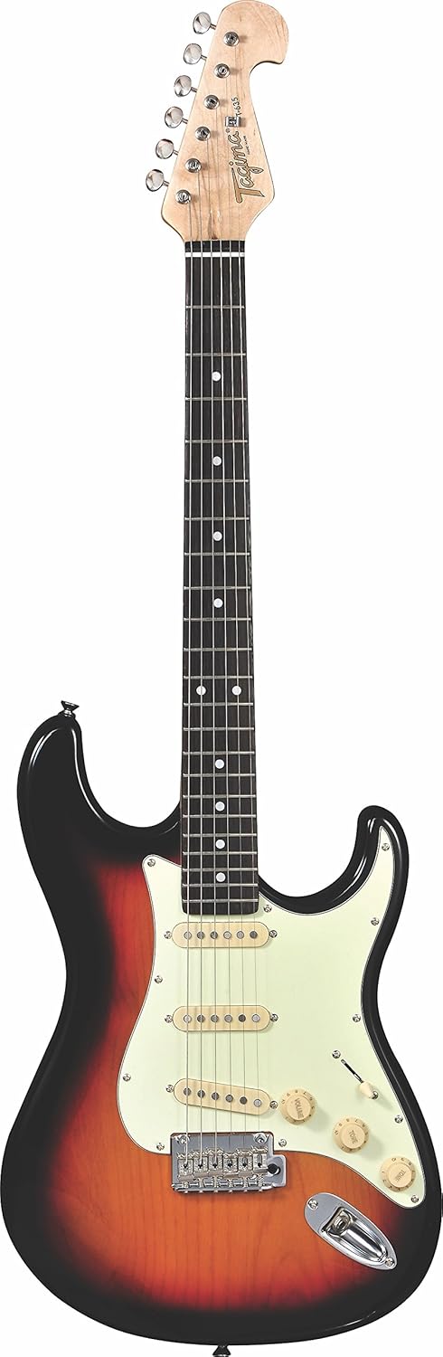 Guitarra elétrica Tagima Strato T-635 com acabamento sunburst e escala Tech Wood