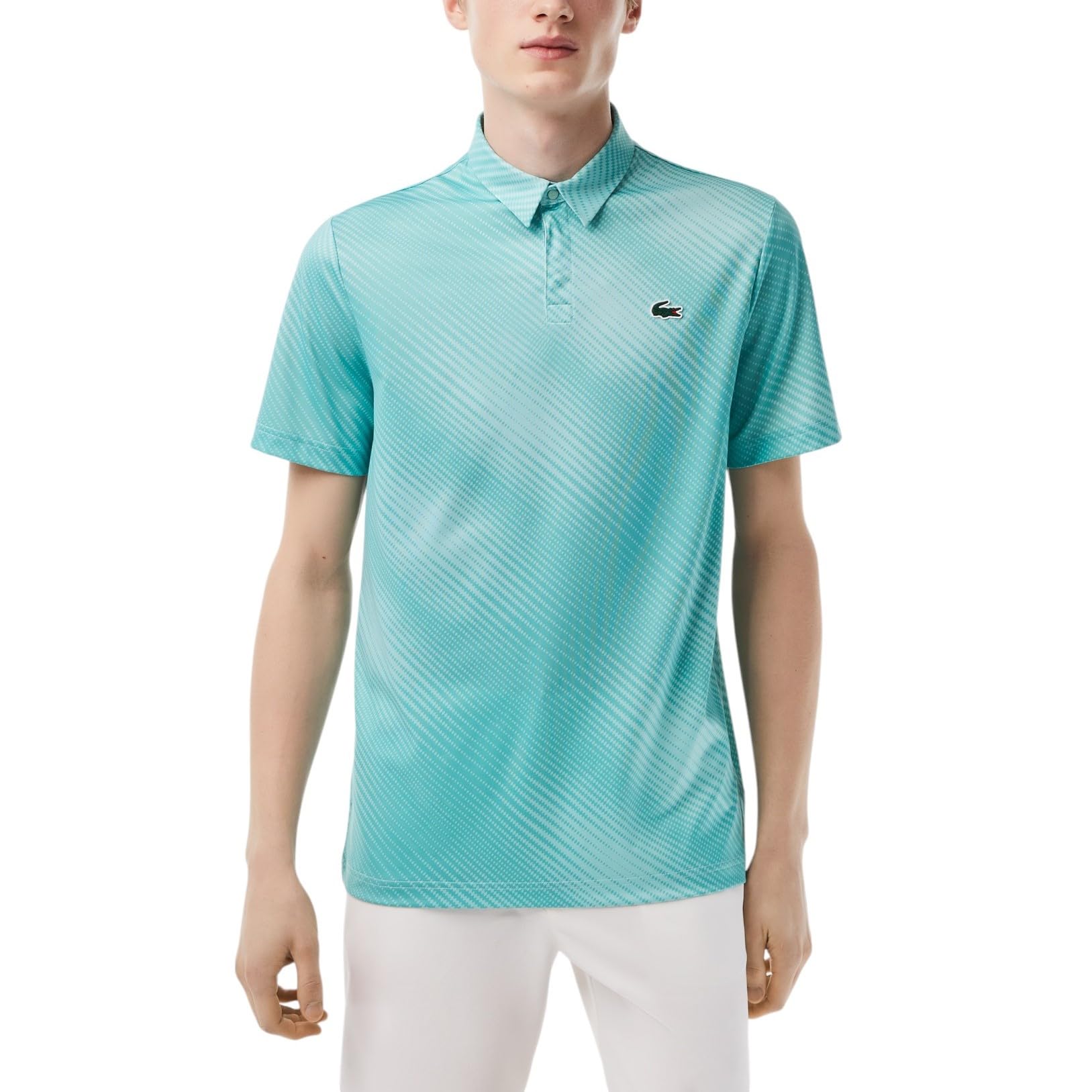 Lacoste Anti-UV Printed Golf Polo Shirt Polo da Golf con Stampa Anti-UV Uomo (Pacco da 1)