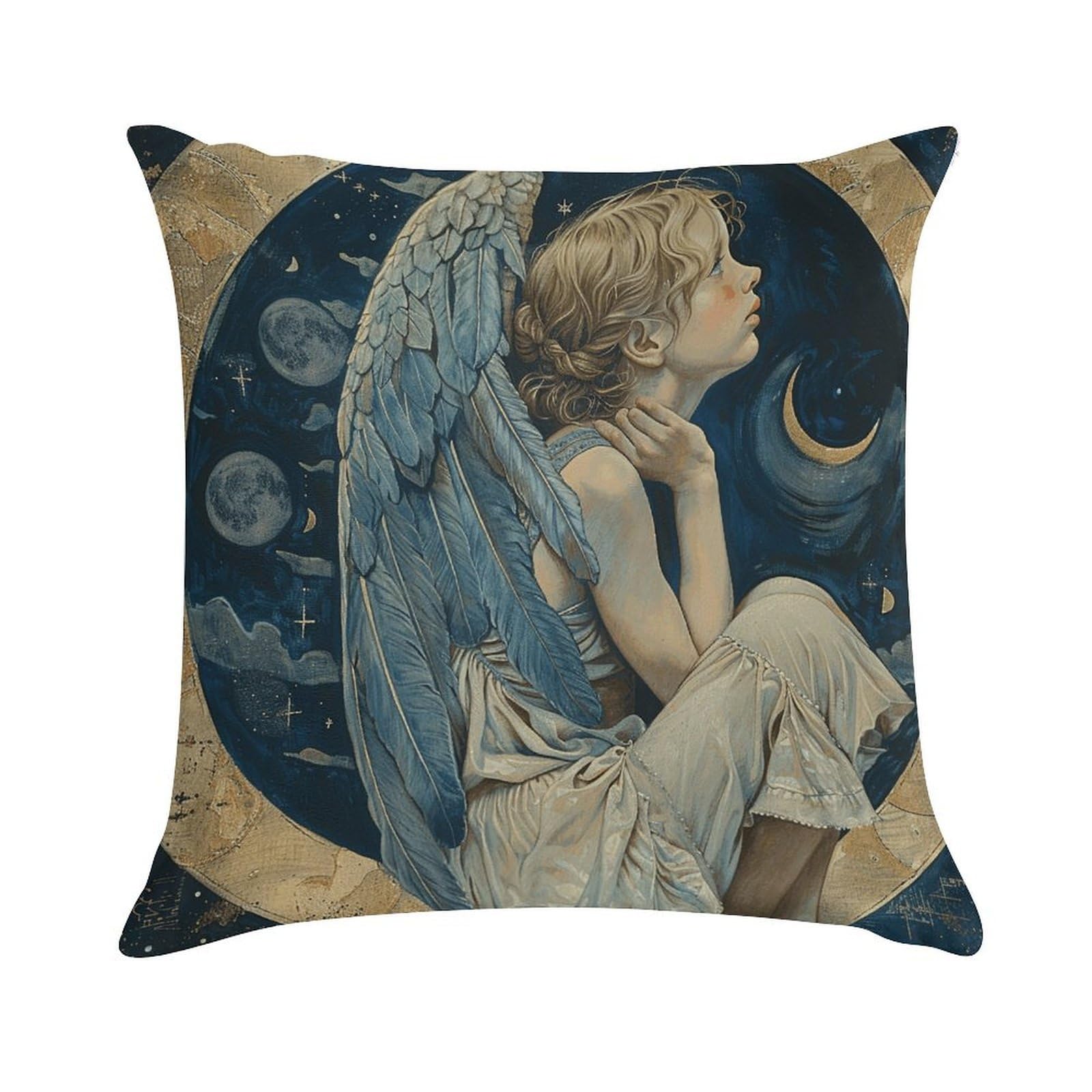 Fundas de cojín decorativas de ángel para renovar tu salón boho