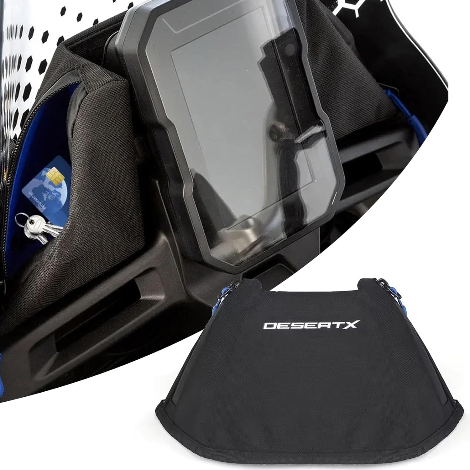 10 Reasons the Ducati DesertX Rally Is the Ultimate Off-Road Adventure Machine 5 New Ducati DesertX Cockpit Bag Tool Waterproof Bags Black for Desert X DESERT X 2022 2023 2024 Motorcycle Headbag Storage Bags