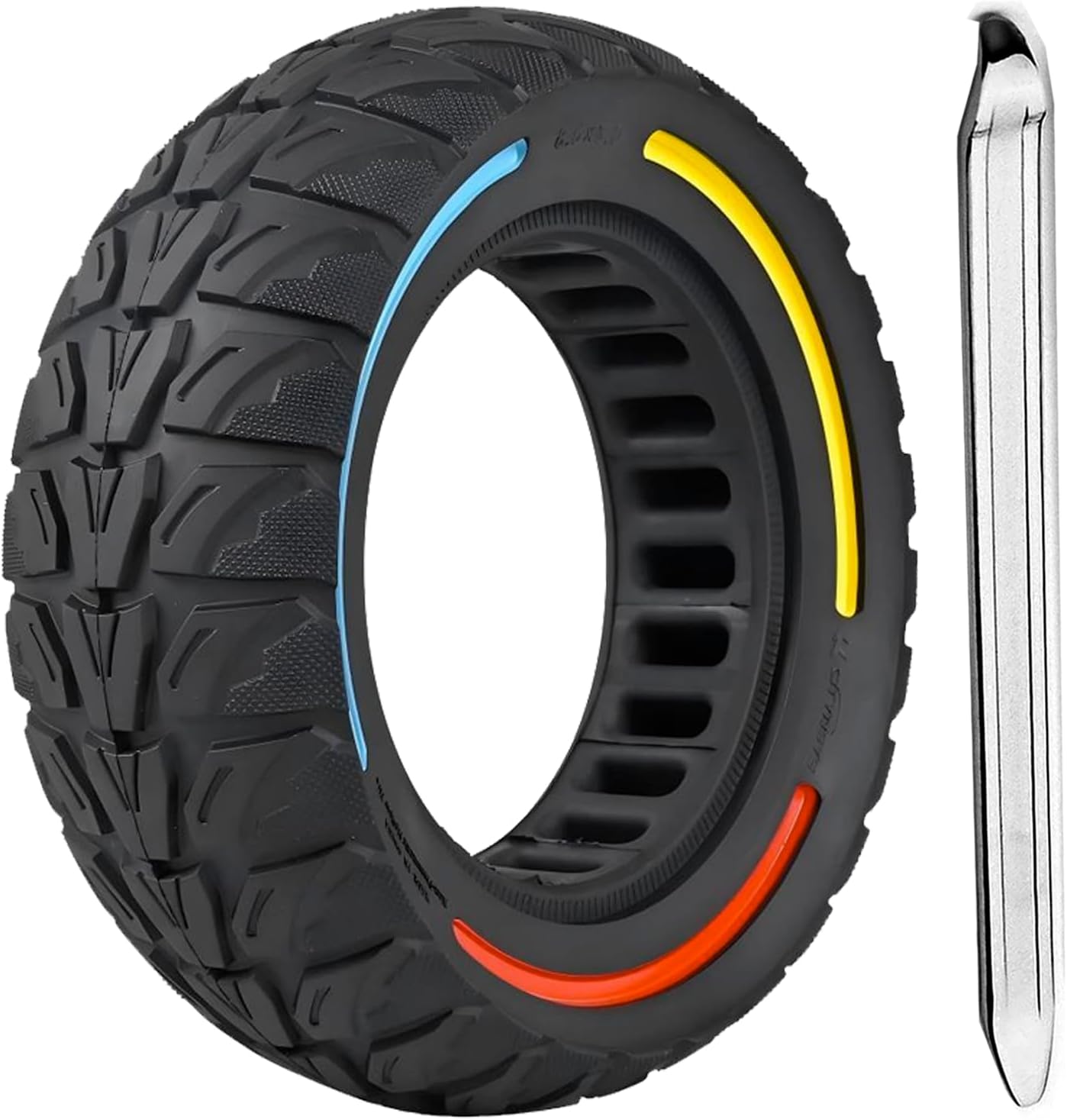 8.5x3.0 Electric Scooter Solid Tire, 8 1/2x3 (50-134) Replacement Tubeless Rubber Tire for Zero 8/9 & VSETT 8/9 & Kugoo x1/Kugoo Kirin G2 Pro & Dualtron Mini Black (2PCS)