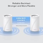 TP-Link Deco 7 Pro BE77 BE17000 Tri-Band WiFi 7 Mesh System- 9-Stream 17Gbps, 10G RJ45/SFP+ Combo, MLO, AI-Roaming, VPN, HomeShield Security, Covers up to Up to 8500 Sq.ft, 3-Pack