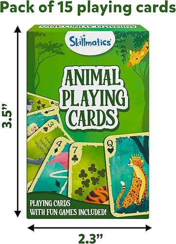 Miniatura 10 de Skillmatics Recuerdos de fiesta (paquete de 15)  Juego de tarjetas de animales espías, bolsas de regalos para niños, juegos educativos de búsqueda y