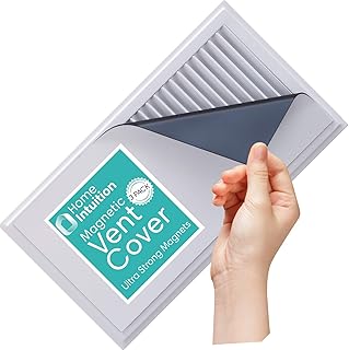Home Intuition Thick Magnetic Vent Cover for Vents, Sidewall, Floor Registers Ultra Strong Magnets Hold Save Energy, 8-Inc...
