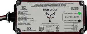 Bad Wolf SP240V400KA-A Type 1 Panel Mount Whole House Surge Protector with EMP Protection, 120/240VAC, 400kA, NEMA 4X/IP67