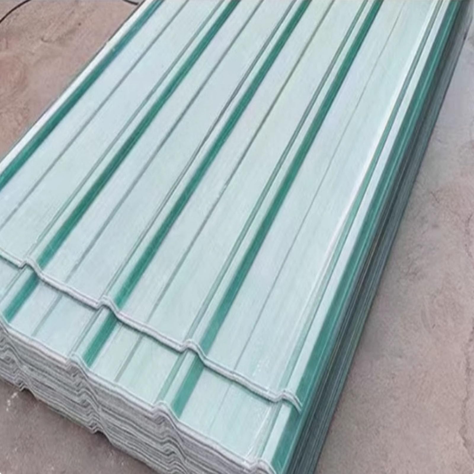 Fiberglass Daylighting Panels,Lightweight and Durable FRP Daylighting Plate,UV Protection Corrugated Roofing Sheets,Insulating Roofing Tiles,Waterproof Roofing Covers,1.5mm (35x63in,12 Pcs)