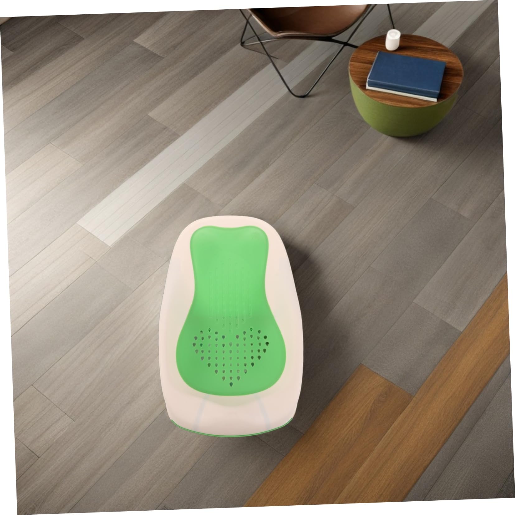 Asiento de Baño para Niño Portátil, Reclinable, Pp Tpe, Verde Claro